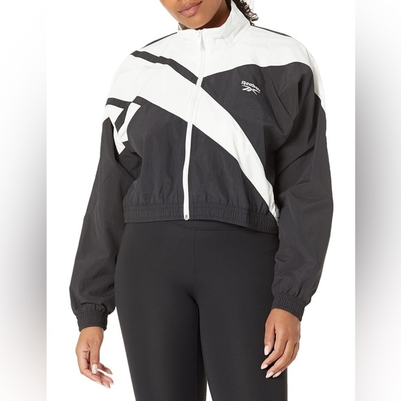 Reebok Jackets & Blazers - Reebok Monochrome Windbreaker Jacket